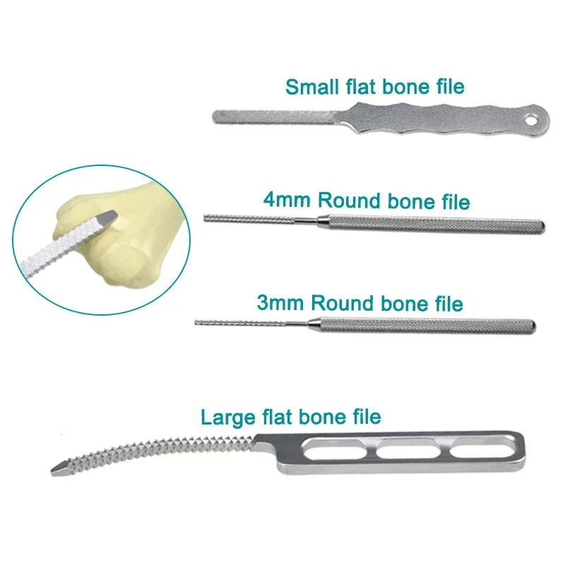 Pilnik do kości Trochlea Rasp Bone Grind Bone Joint Rasp Ortopedyczny instrument weterynaryjny ze stali nierdzewnej dla zwierząt domowych