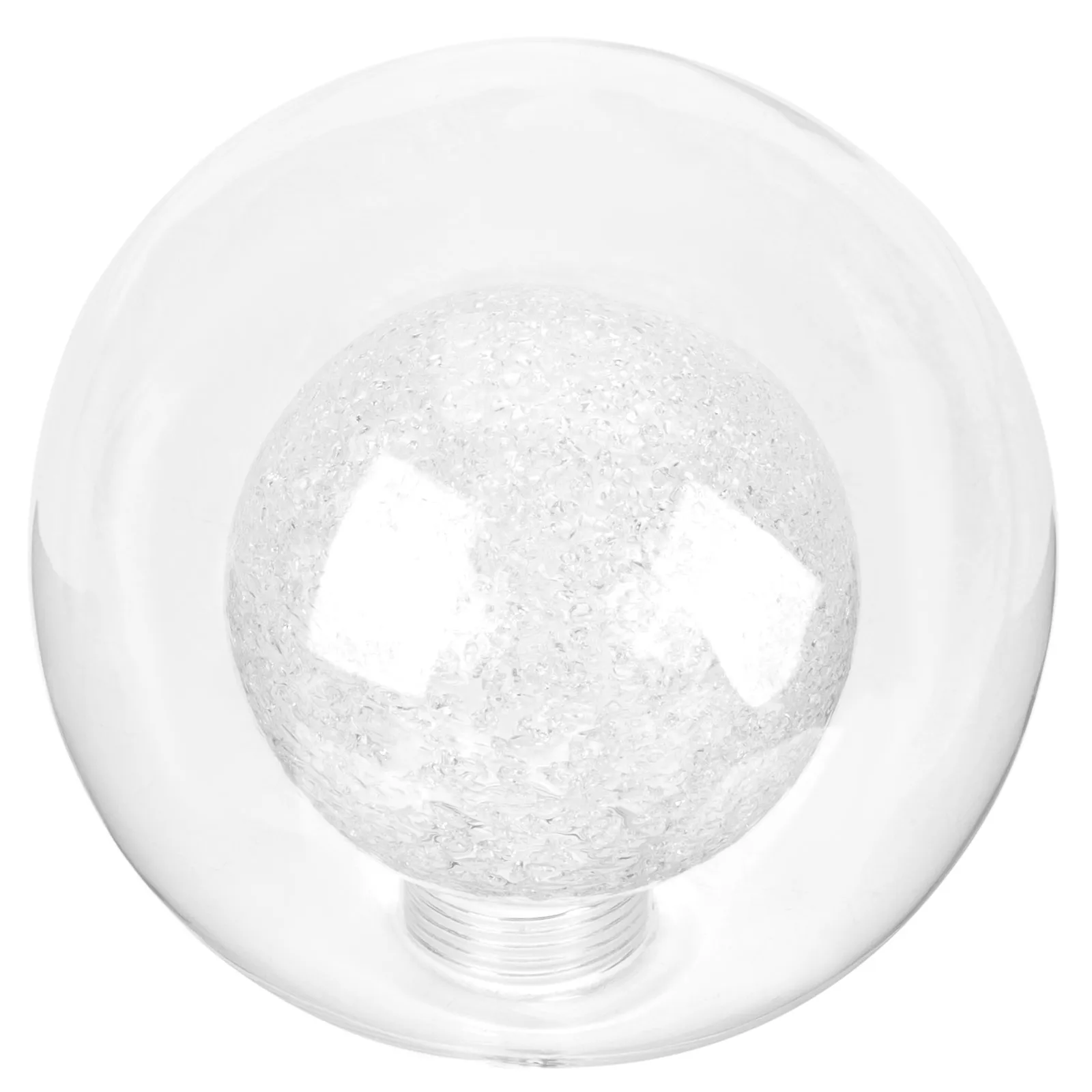 Glass Lampshade Replacement Hanging Light Round Globe Ceiling Fixture for Transparent Table Pendant