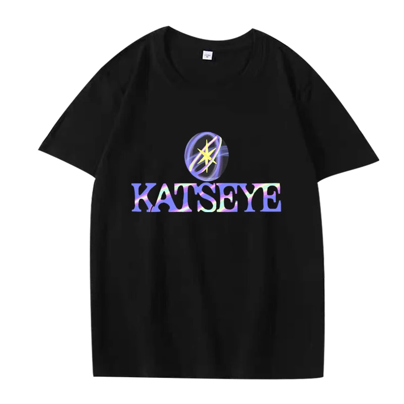 

KATSEYE Eye fashion classic T Shirt men women Oversized 100% Cotton High Quality Hot sale short sleeve Summer print Unisex tops