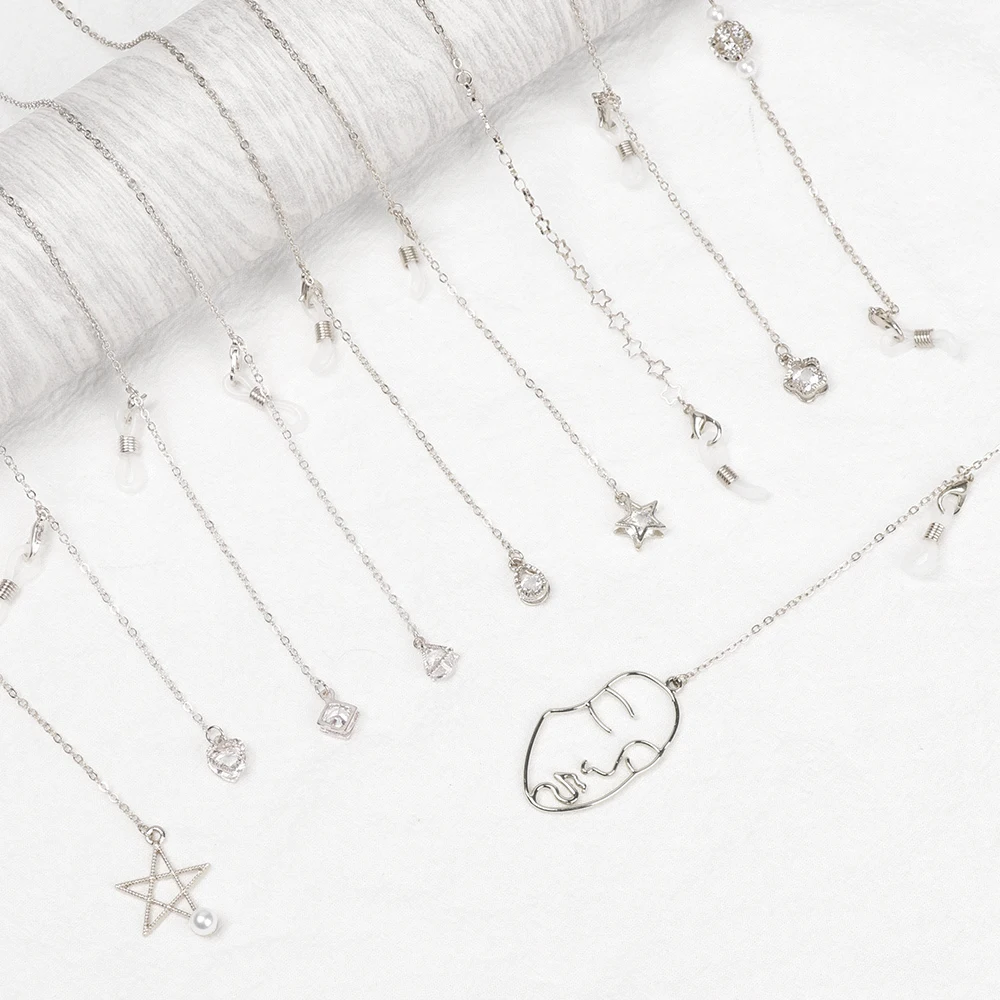 

Металлическая цепочка-держатель для очков для активного отдыха, шнурок для солнцезащитных очков, ремешок-держатель для очков, плетеный ремешок для очков