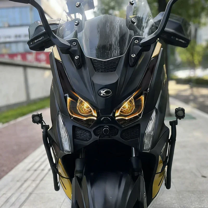 For KYMCO XCITING S250 ST250 S350 X350 TDX360 Motorcycle Headlight Stickers Protective Decals Waterproof Head Light Sticker