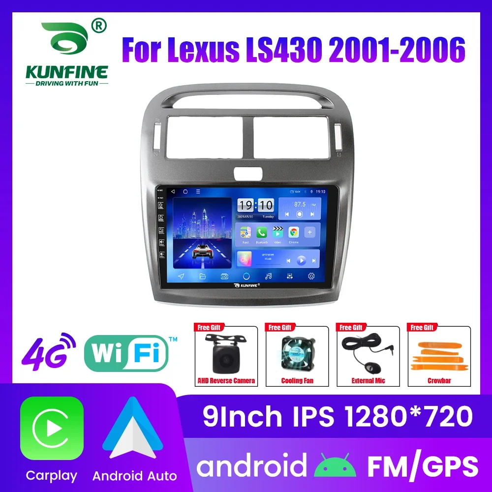 Android Car Radio For Lexus LS430 2001-2006 Car Stereo 2Din Octa Core GPS Navigation Player IPS Screen Carplay Android Auto