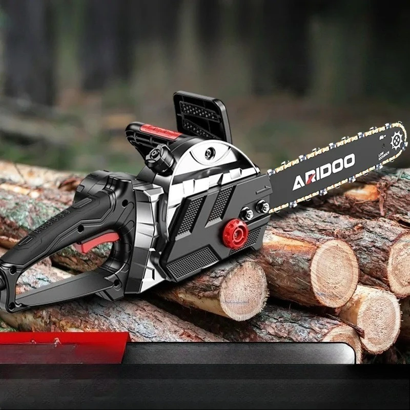 

18V Chain Saw Battery Chainsaw Electric Portable Lightweight Brushless Motor Garden Tree Pruning Handheld electric saw for cutti
