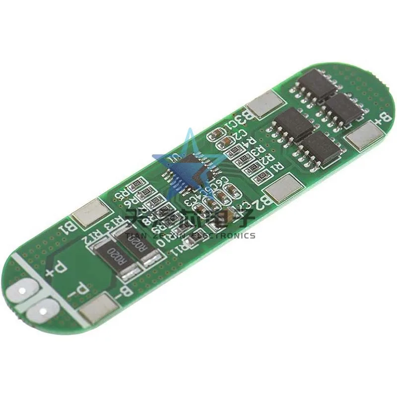 4 strings of 14.8V 18650 lithium polymer battery protection board 16.8V anti-overcharge over-discharge 12A current limit