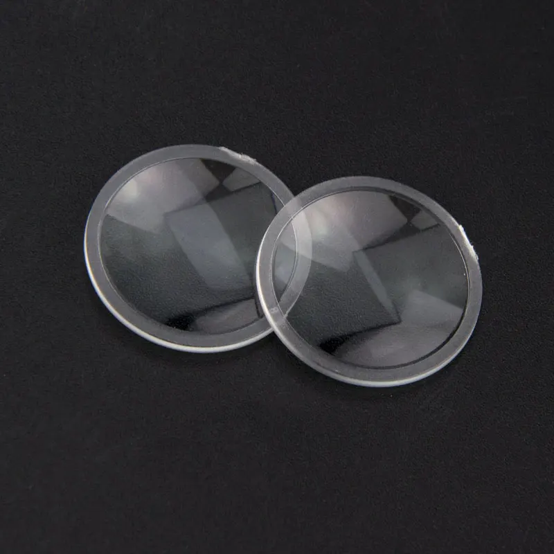 10PCS 20.8mm Optical PMMA Plastic Double Convex LED Lens Focal Length 41mm Magnifying Glass Biconvex Lenses Concentrator Lentes