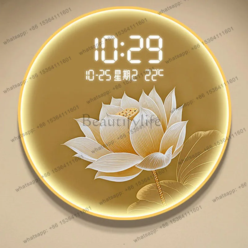 Best Sellers Round Nordic Clock Digital Wall Living Room Interior Minimalist Creative Led Wall Clocks Quartz Simple Reloj Pared