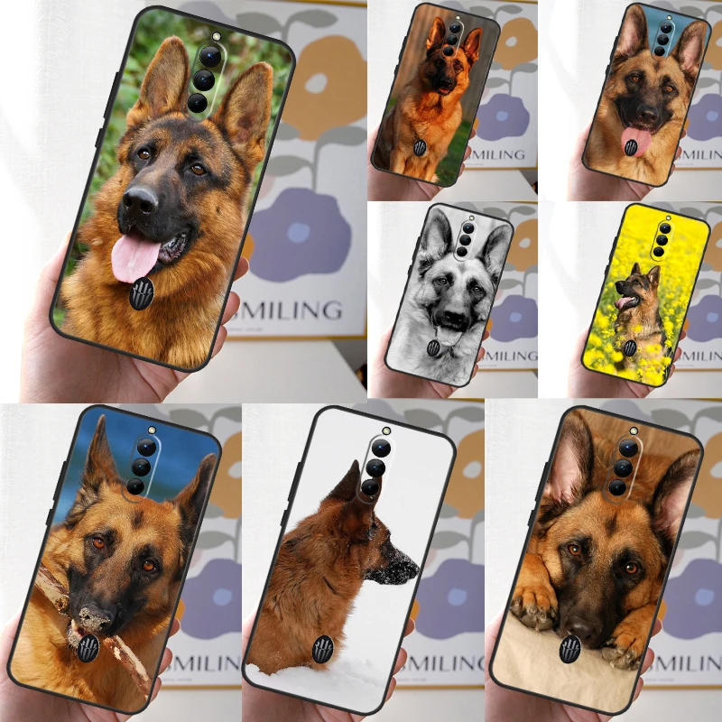 German Shepherd Dog Case For ZTE Red Magic 8S 8 9 Pro Plus Cover For Nubia Red Magic 6 7 6S 7S Pro 6R 5S 5G