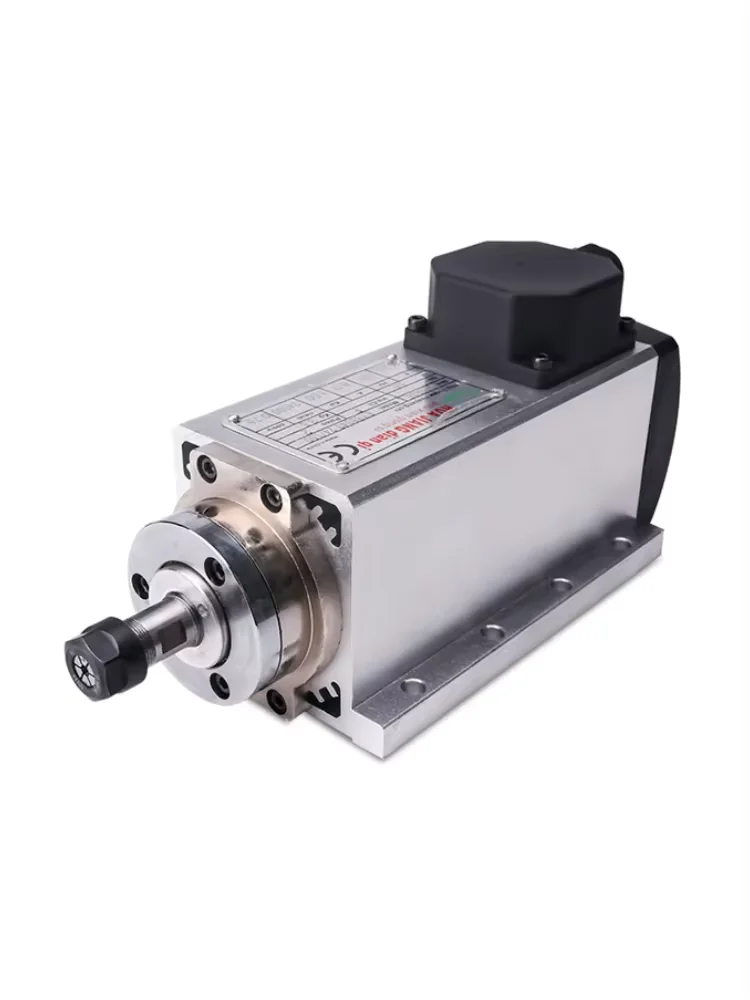 Air Cooled CNC Spindle Motor 1.5KW 3KW 3.5KW 110V/220V  Square ER11 Air Cool Milling Lathe Spindle For Woodworking