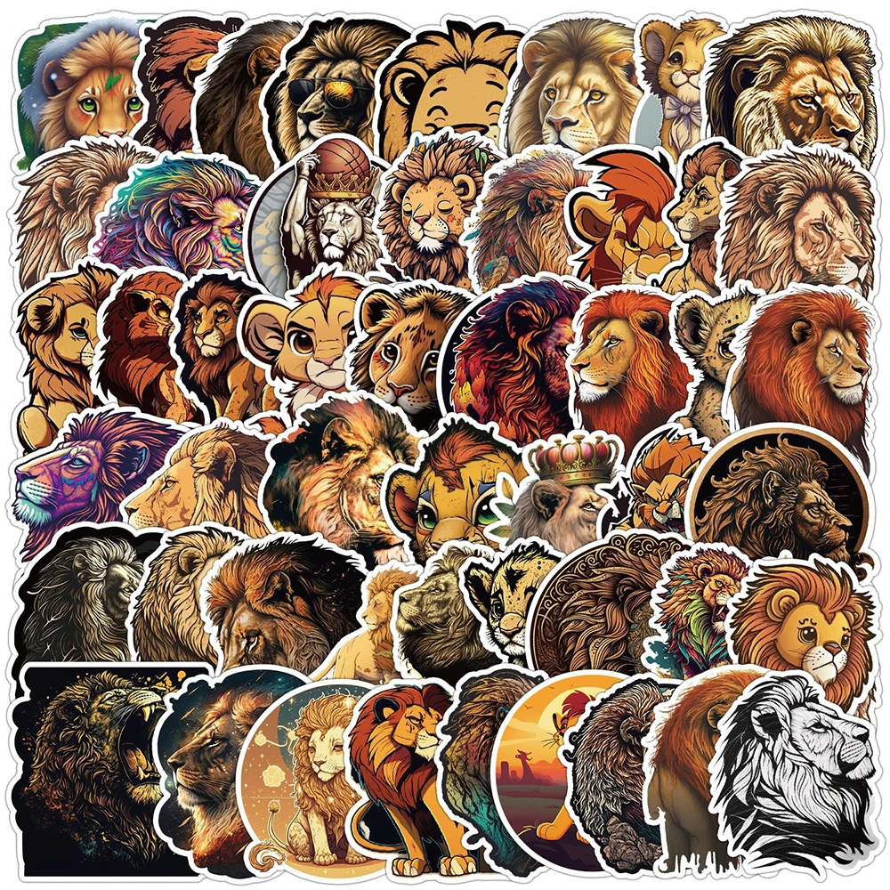 

10/30/50pcs Disney Classic Anime The Lion King Stickers Cool Simba Cartoon Graffiti Sticker Phone Luggage Diary Kids Decals Toy