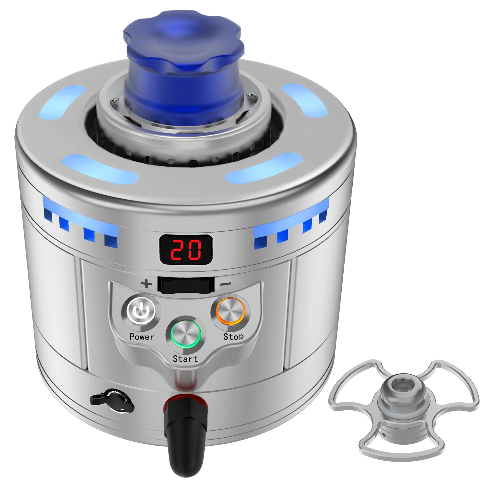 

Stainless Steel Commercial Auto Dry Ice Maker Machine