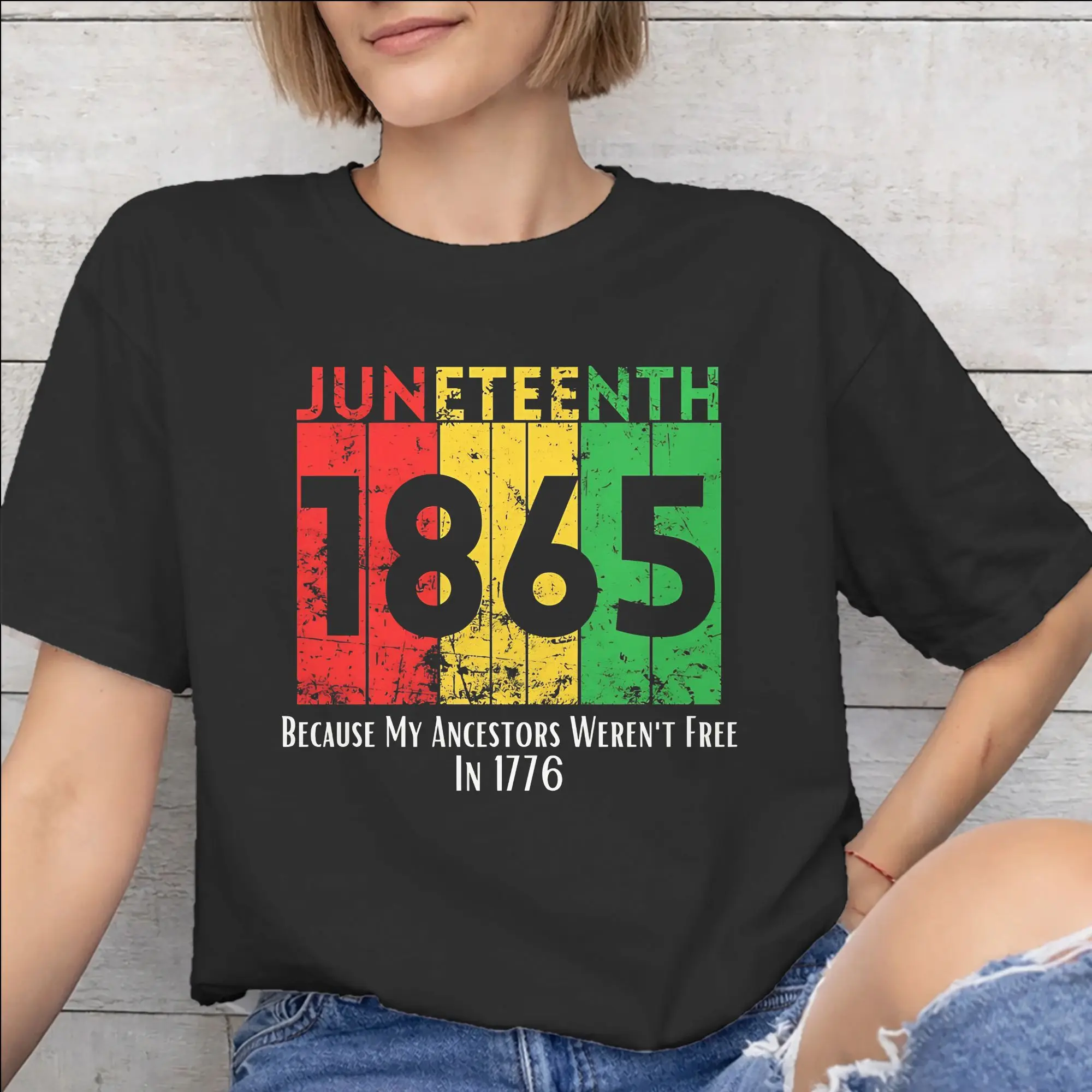 Juneteenth Day 1865 June 19th African American Pride Tee Shirt for Men Women New Arrival T Shirts  100% Cotton Clothing