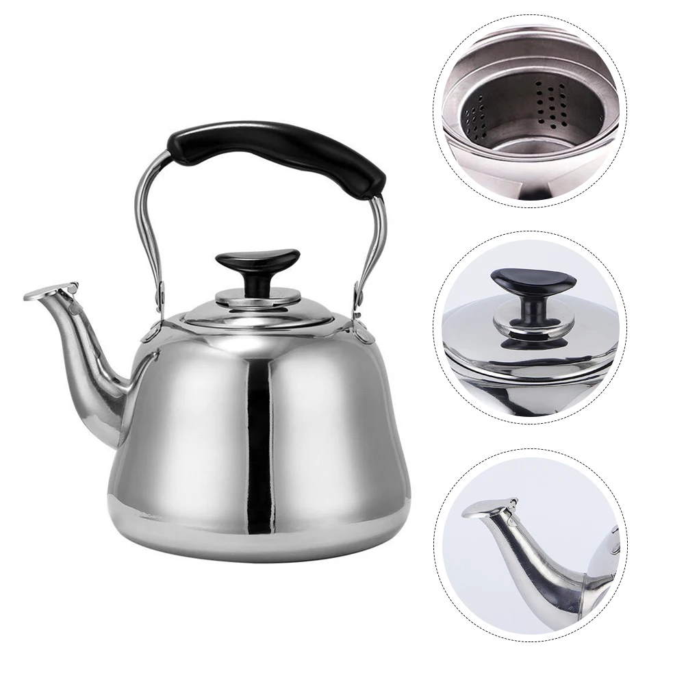 

Japanese-style Stainless Steel Kettle Tea Pots Brushed Kettles Water Large Capacity