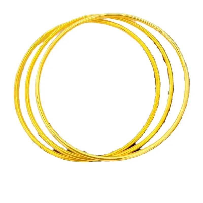Goldpure 9999 24K سوار ذهب حقيقي للنساء 999 ثلاثة حياة ثلاثة أجيال السلس السماء المرصعة بالنجوم مع الدوائر الدقيقة 24K مجوهرات