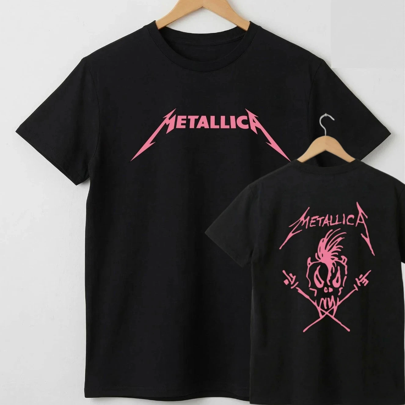 Metallica Classic Scary Guy Logo Graphics Shirt 2026 M72 Tour 100%cotton Unisex Men's Women's Fashion Rock Style O-neck Tshirt