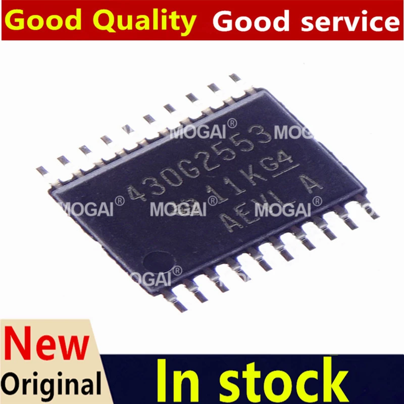 (5-10piece)100% New MSP430G2553IPW20R MSP430G2553IPW20 MSP430G2553 430G2553 TSSOP-20 Chips