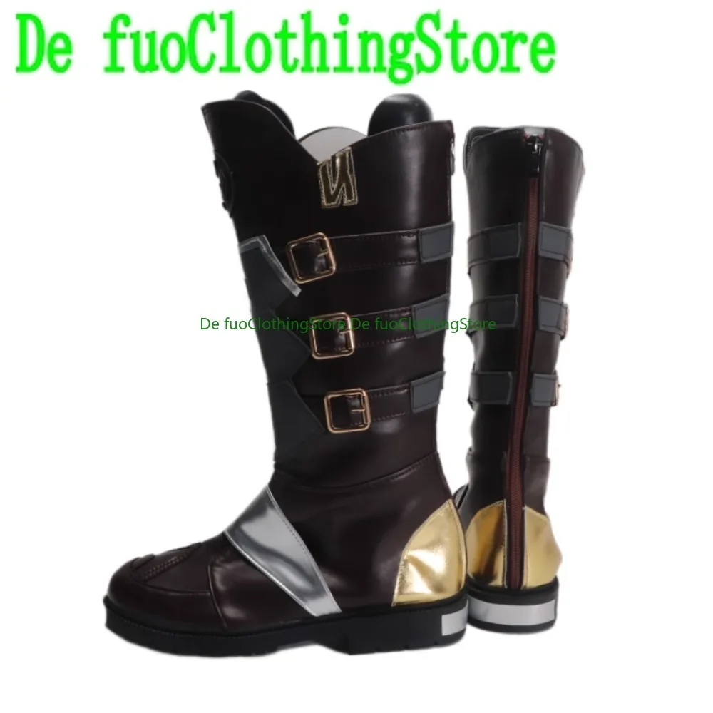 

Эксклюзивная зона обуви для косплея на Хэллоуин, ролевая игра Райт включает коричневые туфли в стиле аниме большого размера, увеличивающие рост.