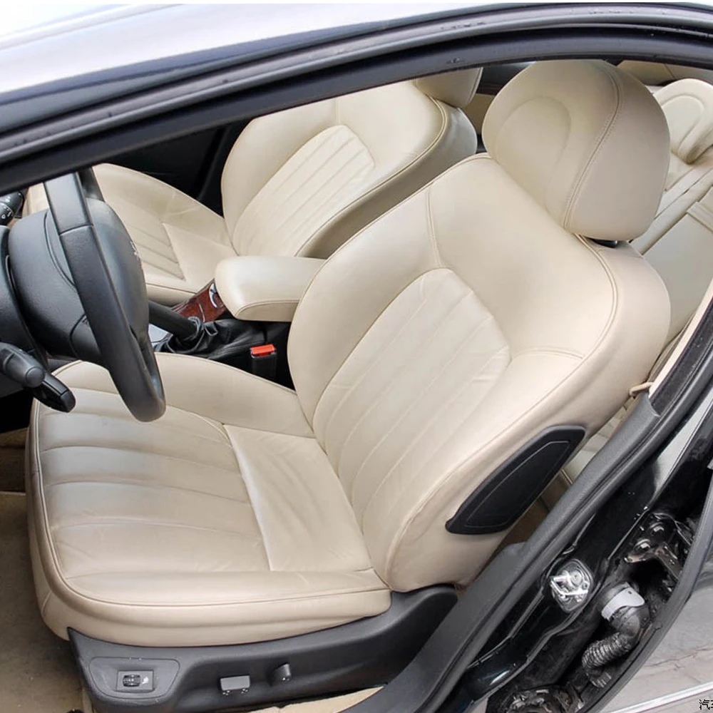 Car Special Seat Covers For Peugeot 407 2005 2006 2007 2008 Faux Leather Seat Cushion Interior Protector Covers Car Styling