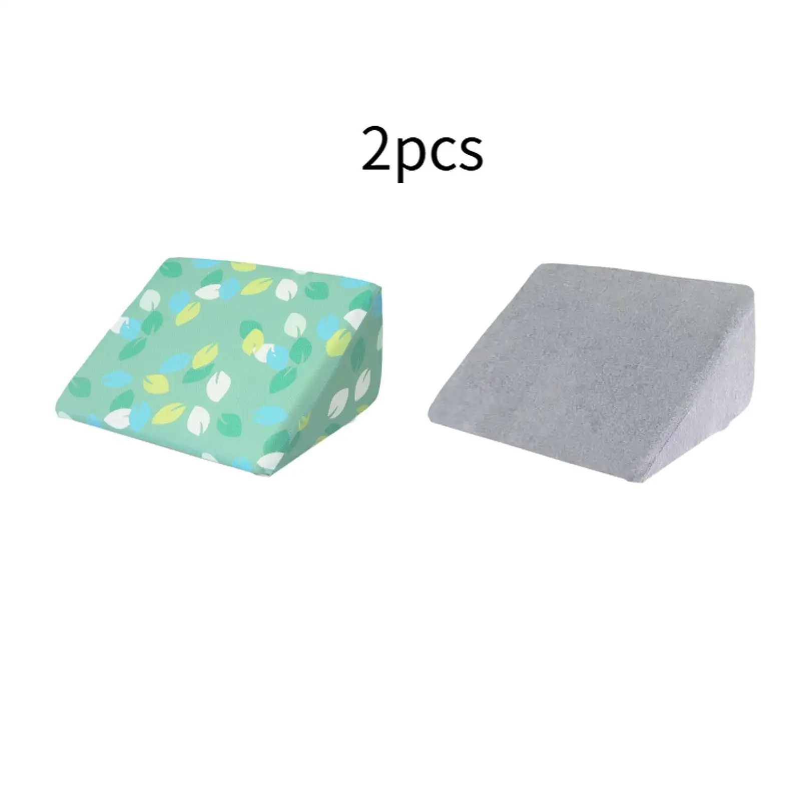 2 Pieces Wedge Pillow for Sleeping Knees Elevated Training for Side Sleeping