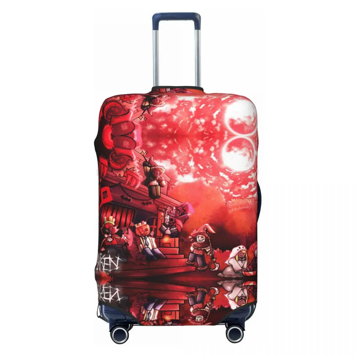 Forsaken Character Suitcase Cover Business Protection Vacation Useful Luggage Case