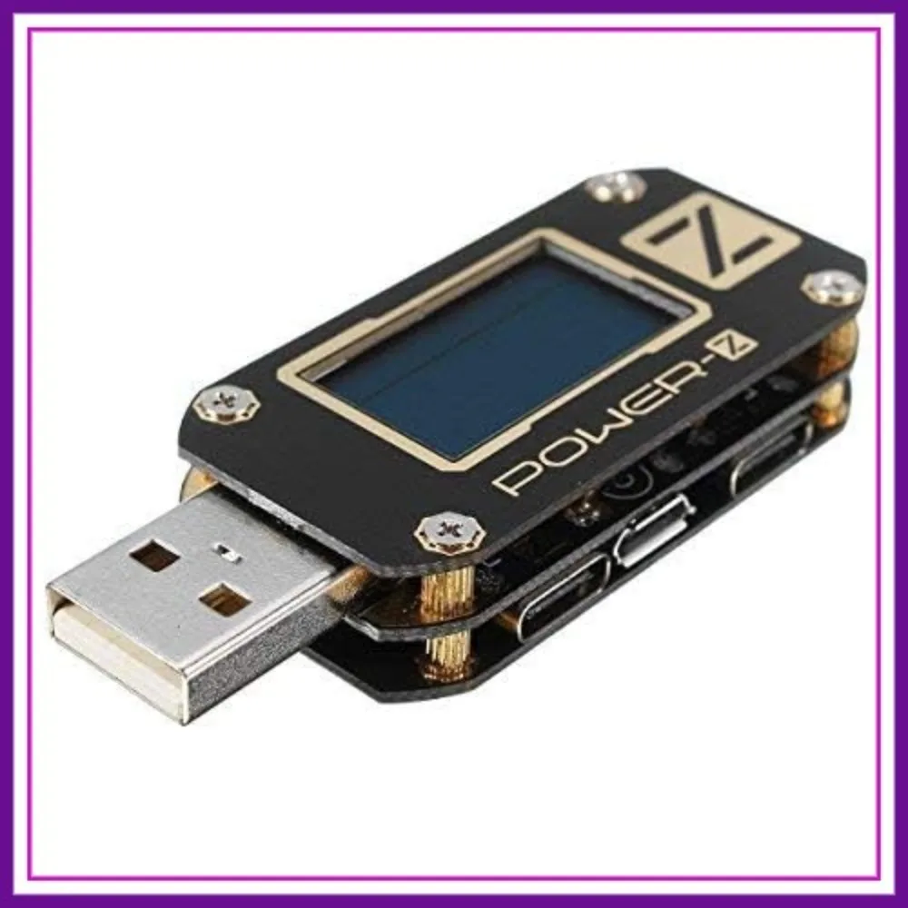 

USB C Power Meter Tester Type C Micro USB Digital Voltmeter Current Voltage QC 3.0 PD Detector