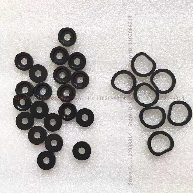 10pcs JACK A6 Auto Lifter Components Solenoid Cushion Rubber Black O Shape D Shape Round Industrial Sewing Machine Spare Parts