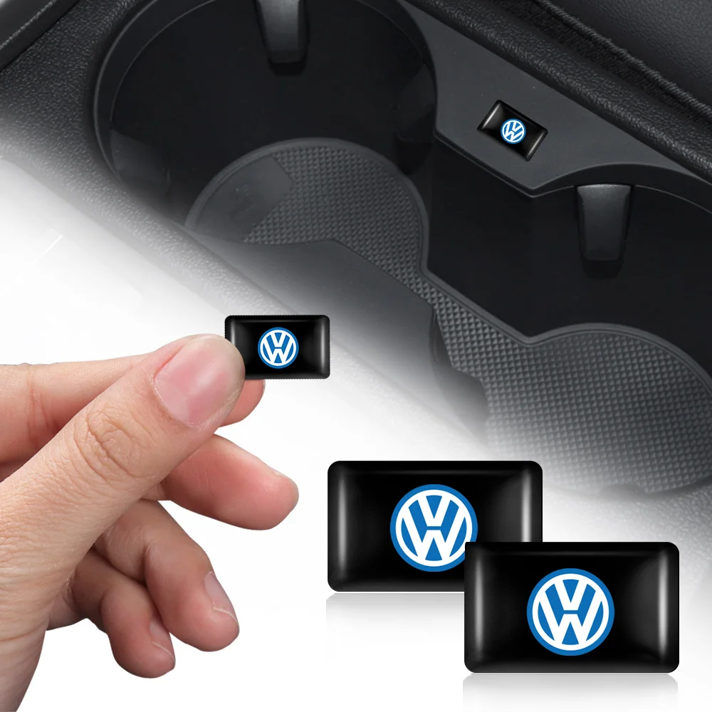 10pcs 3D Styling Drip glue Badge Emblem sticker accessories decoration For Volkswagen VW Golf 4 6 GTI Tiguan Passat B5 B6 Caddy