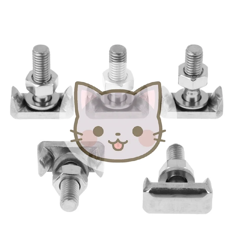 Vis à boulon en T, accessoires fiables, durables, performances optimales pour batterie de voiture, pièces de rechange, 1/5 pièces