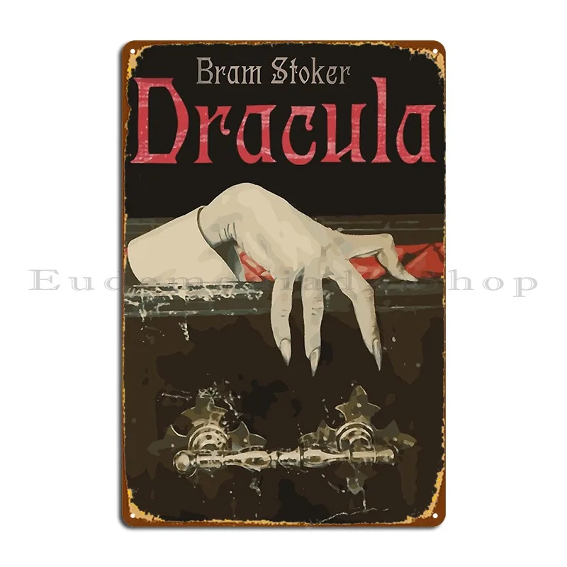 Dracula Metal Sign Painting Wall Cave Club Living Room Designer Tin Sign Poster