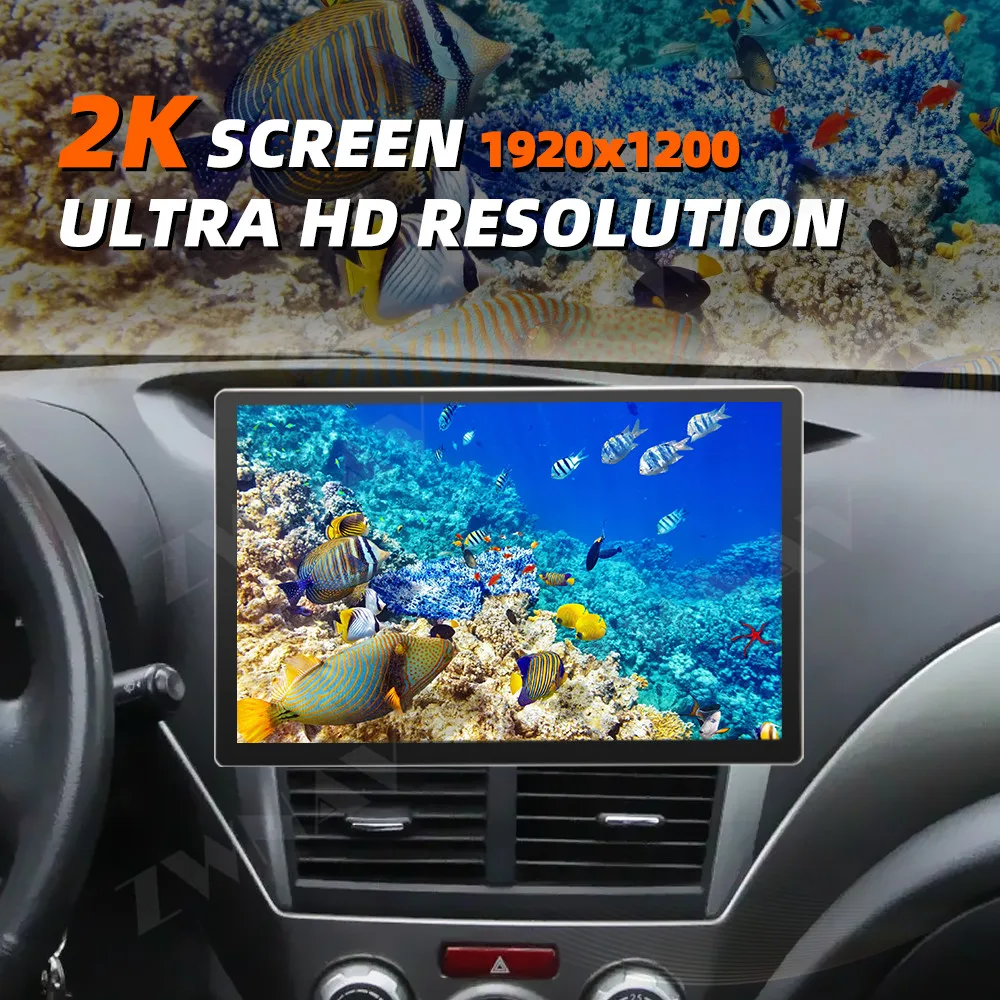 

13,3-дюймовый сенсорный экран для Subaru Forester 2008-2012 Android13 GPS-навигация 4G WIFI Carplay автомобильный мультимедийный плеер головное устройство авто