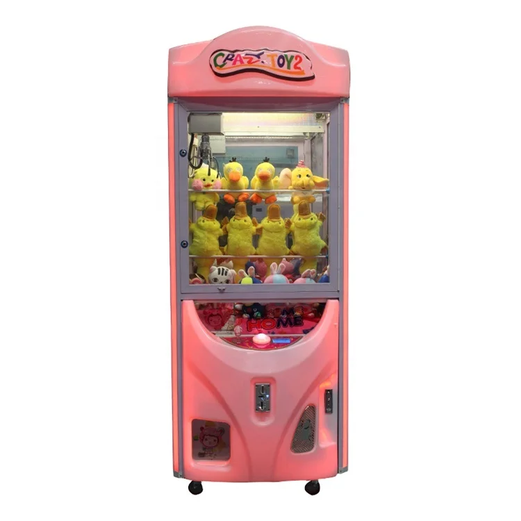 Coin Operated Token Arcade Claw Machine Gift Crane Claw Game Machine Crazy Toy 2 Crane Claw Machine