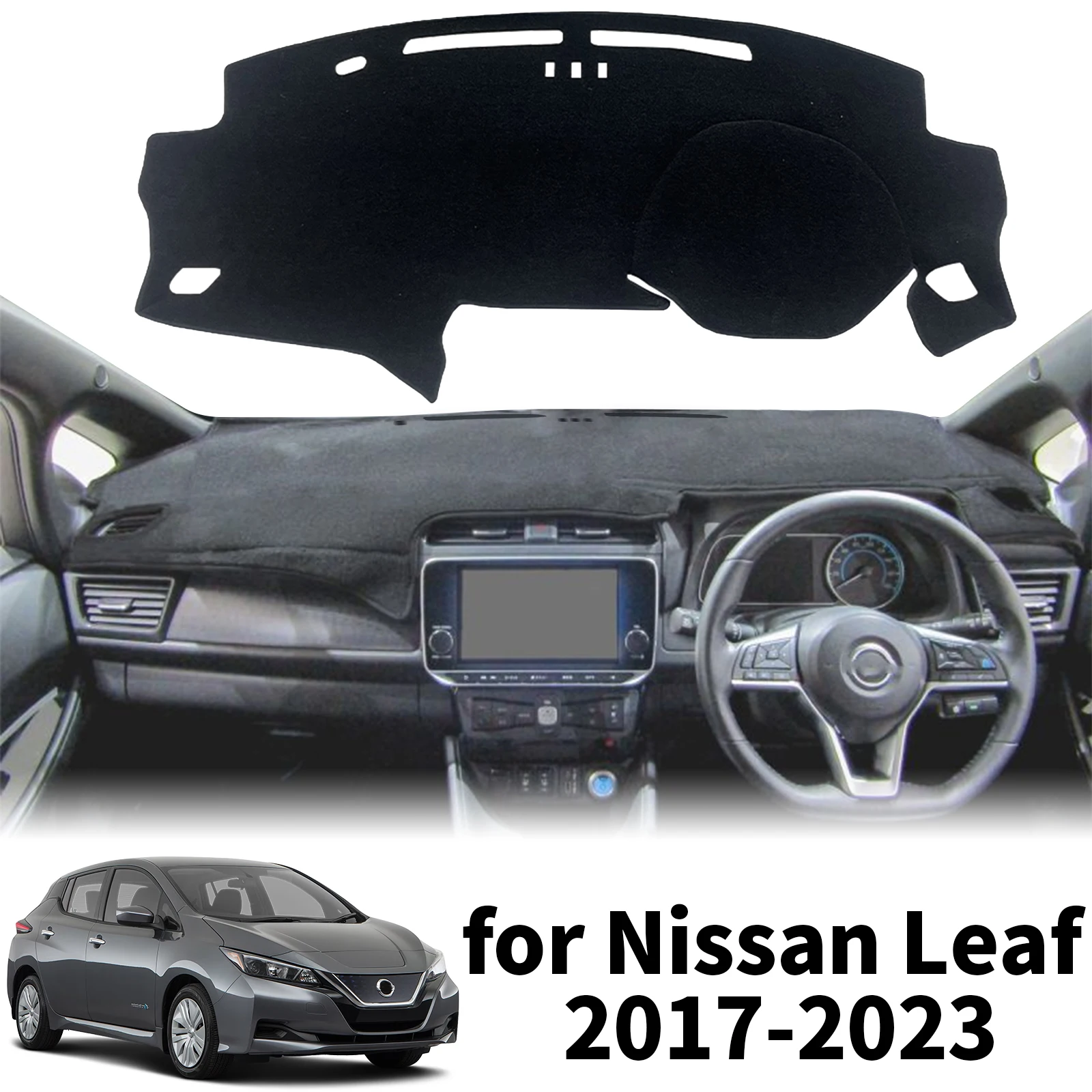 

fit for Nissan Leaf 2017 2018 2019 2020 2021-2023 EV Dashmat Dashboard Cover Pad Protective Carpet DashMat Sunshade Accessories