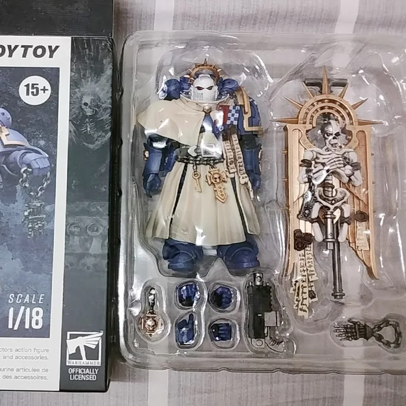 Joytoy warhammer 40k ultramarines bladeguard antigo 1/18 figuras de ação anime 12cm boneca legião xiiith modelo coleção brinquedo presente