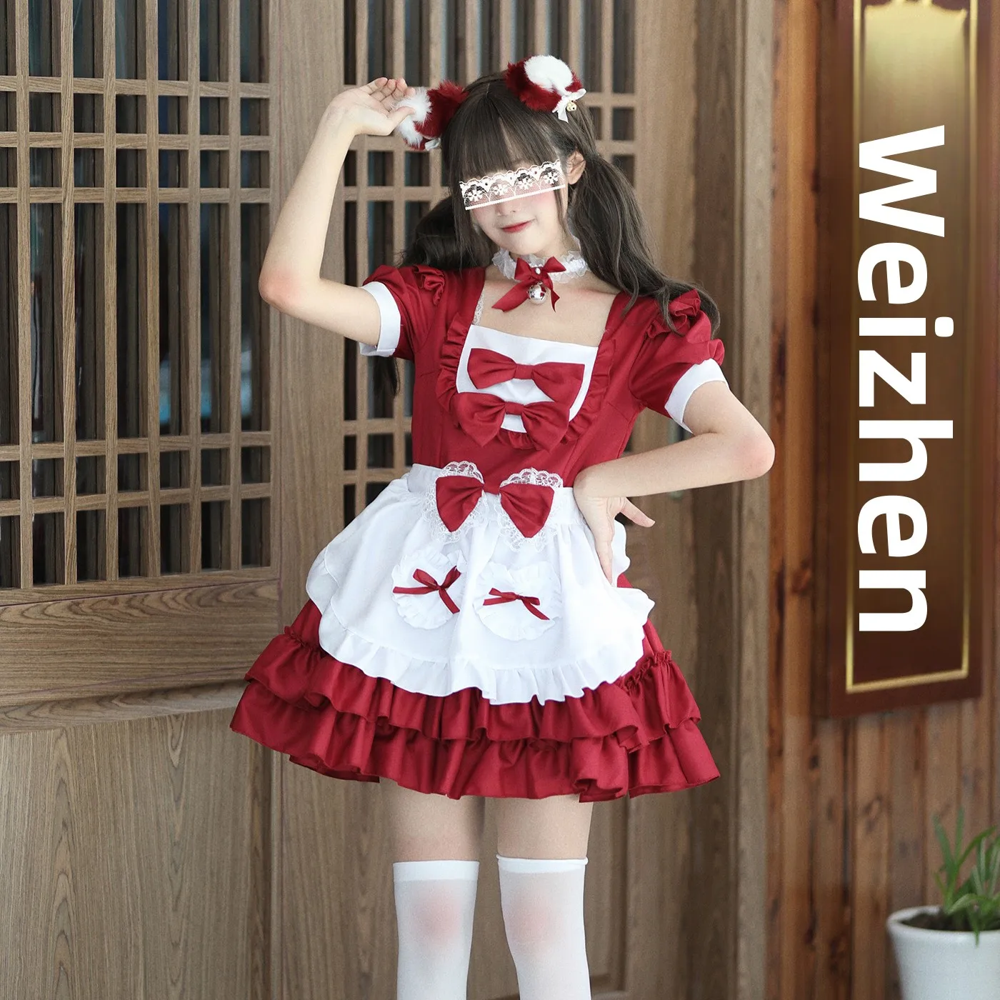 愛らしい学生風ハロウィンコスチューム ドクターセット 大きいサイズ ロリータ風衣装 中国メーカー 冬コレクション