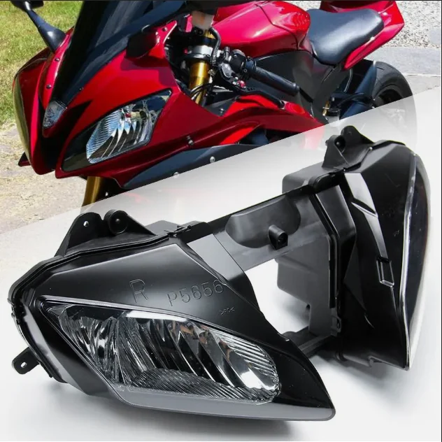 EU QUALITY Motorcycle Headlight Assembly Headlamp Head Light For Yamaha YZF R6 YZF-R6 YZF 600 R6 2003-2005 2006-2007 2008-2016