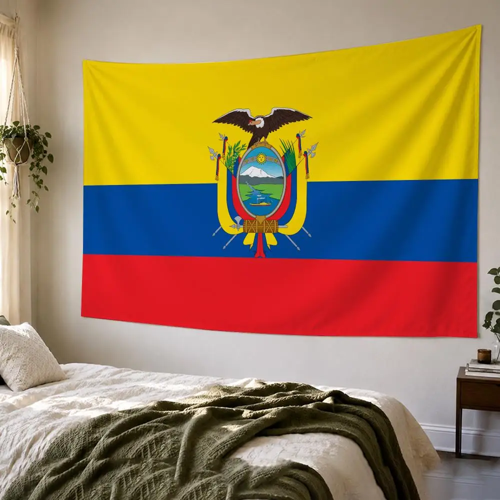 C-Colombia With Emblem Colombian Tapestry Bedroom Living Room Bar Party House Home Dorm Interior Wall Decor Background Banner