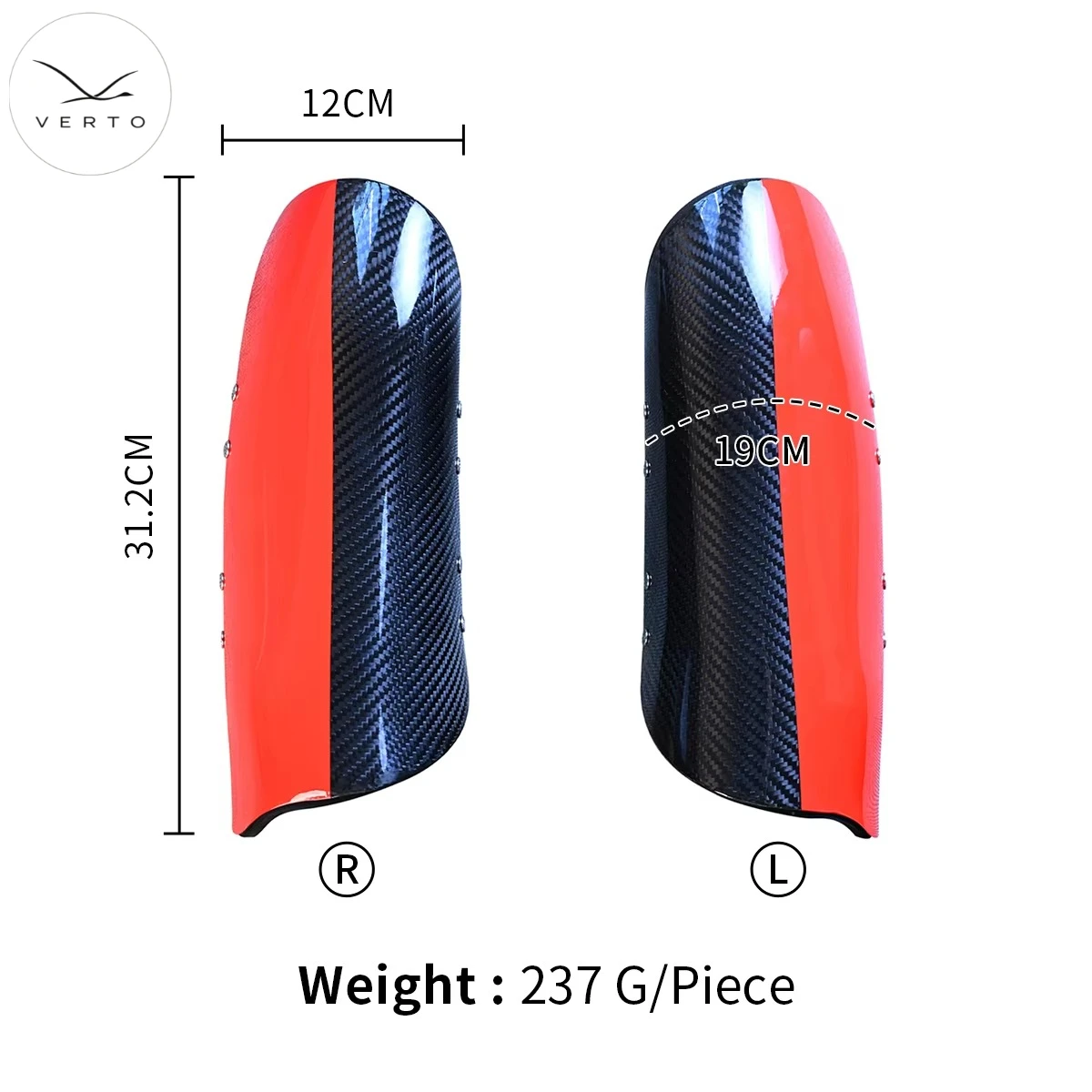 Premium Carbon Fiber Ski Shin Guards Protective Pads for Skiing and Snowboarding Winter Sports Performance