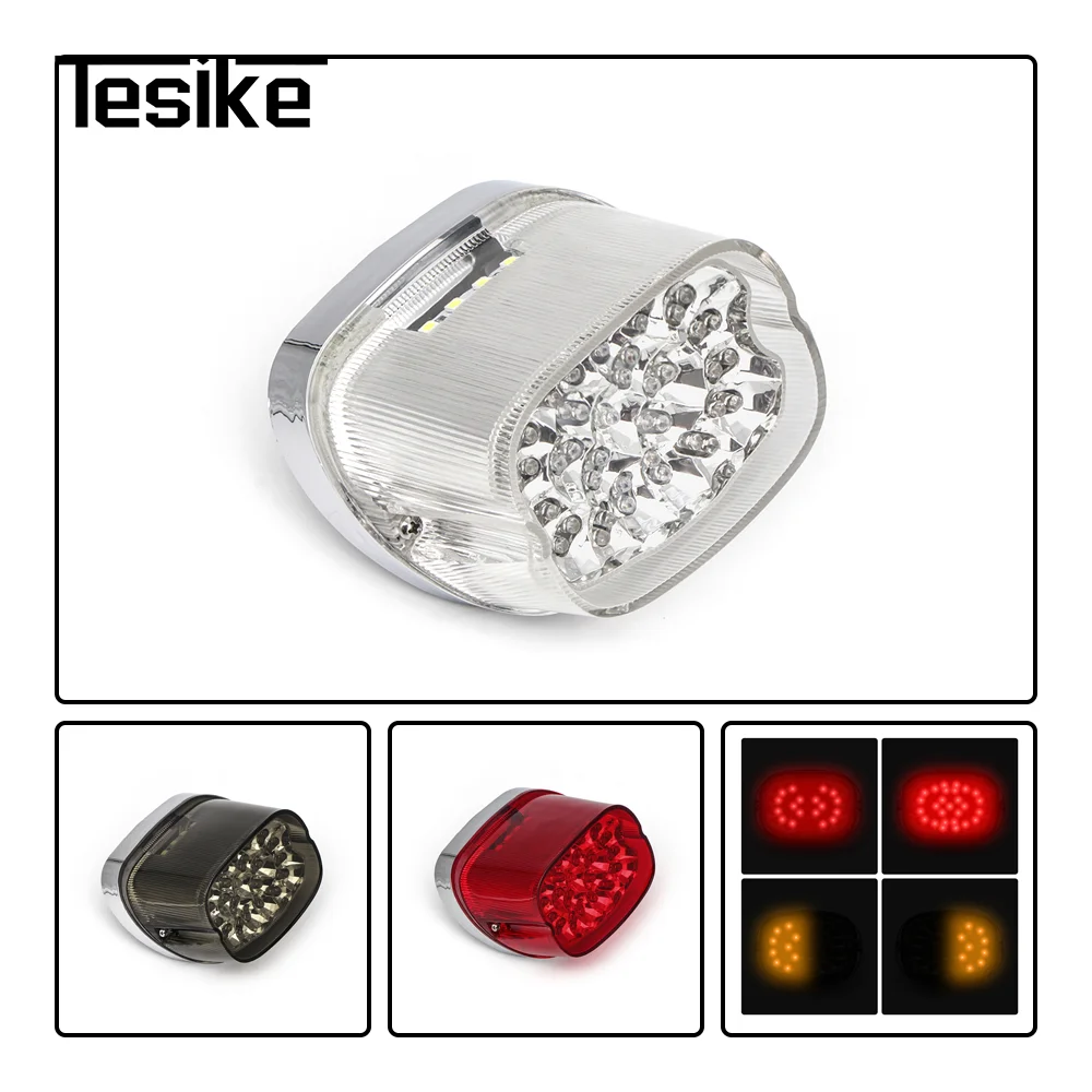 

LED Tail Light Brake Turn Signal Light for Dyna Road King Electra Glide Classic Fat Boy Road Glide XL 883 Sportster XL 1200