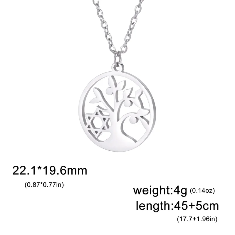 Klassische Goldfarbe Edelstahl Halskette für Frauen Kette Halsreif Mond Kaktus Anhänger Halskette Schmuck Geburtstags geschenk Großhandel – Detail 35