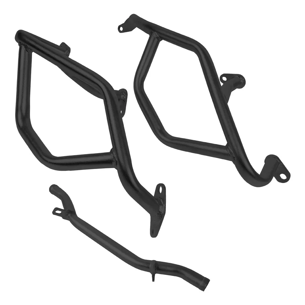 Motorcycle Guard Crash Bar For Tiger 1200 Highway Engine Frame Bumper Fairing Protector Bars Upper Lower Anti-Fall Protection