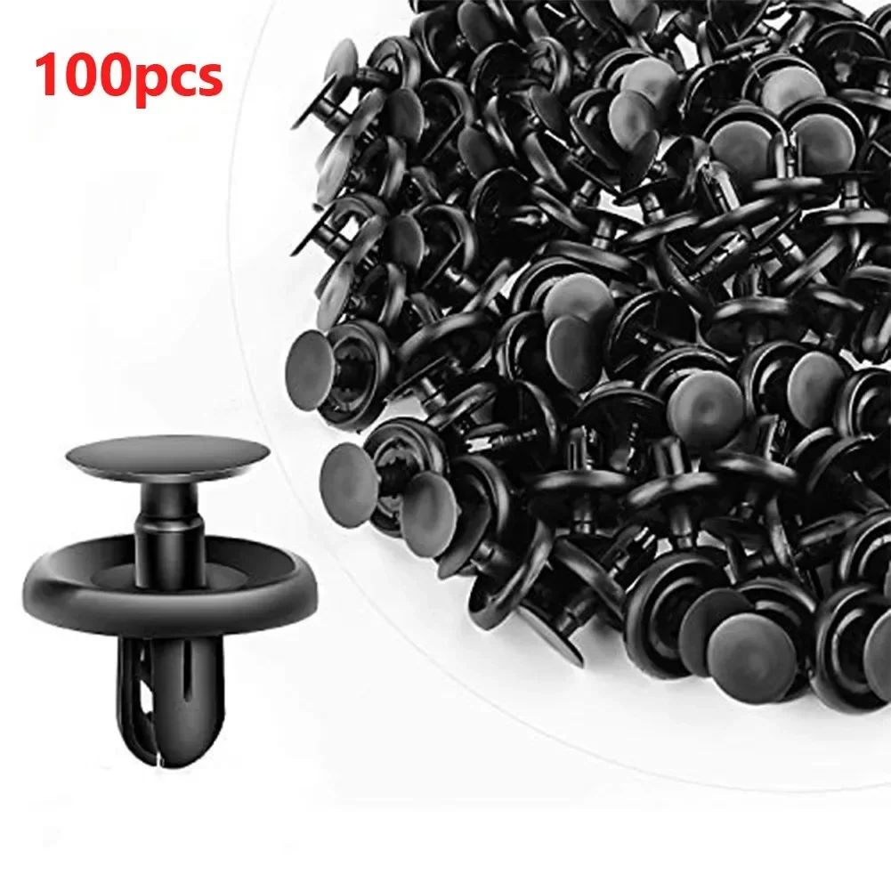 100x For Toyota  90467-07201 For Lexus Fasteners Trim Panel Clips Bumper Fender Push Pin Rivets 7mm Hole Buckle