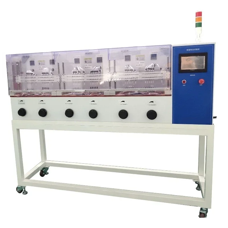 Button switch life testing machine, button life testing instrument, button durability testing device