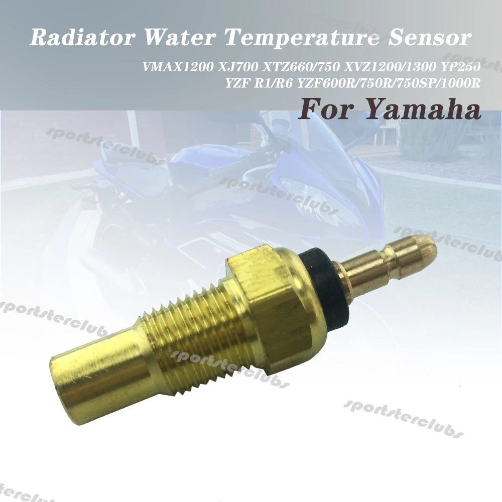 Radiator Coolant Water Temperature Sensor Thermostat Switch For Yamaha YP250 Majesty VMAX12 XTZ660/750/1200 YZF R1 R6 600R FZ750