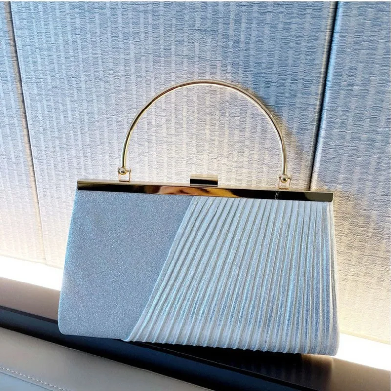 dinner handbag temperament clutch  women's banquet bag oblique span small bag dress KTV princess bag
