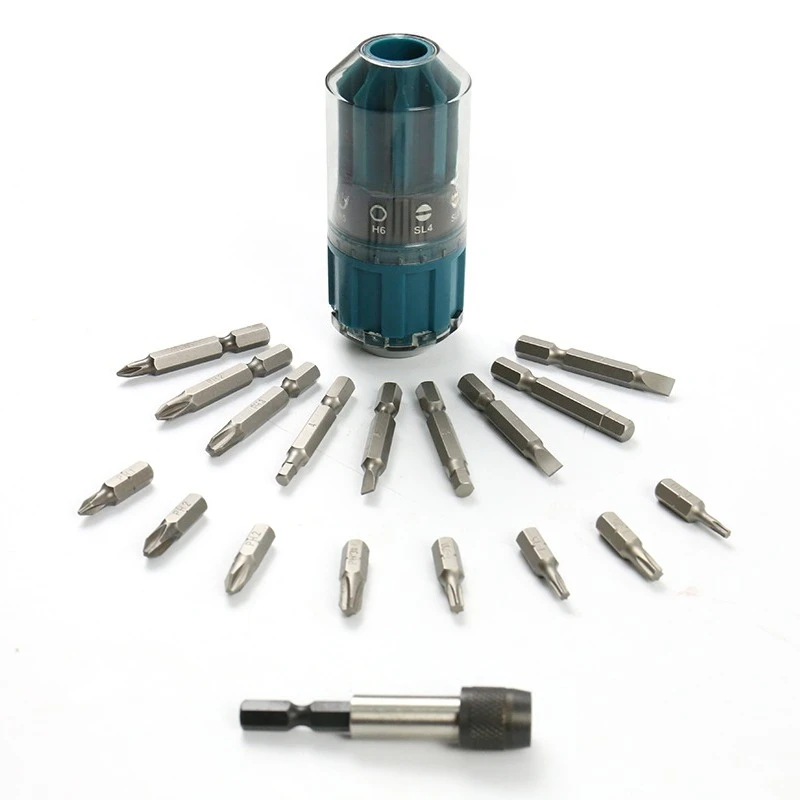 Original Household Cross Batch Head Set Magnetic Extended Electric Screwdriver Head Hand Electric Drill Head Inner Hexagon