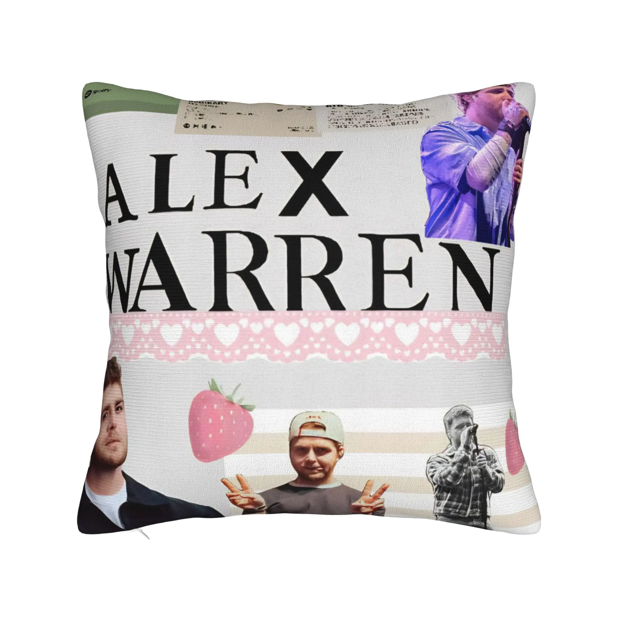 ALEX WARREN Little Orphan Alex Live 2026 Pillow Cover Printing Cushion Cover Decorations Throw Pillow Case Cover Home Multi Size