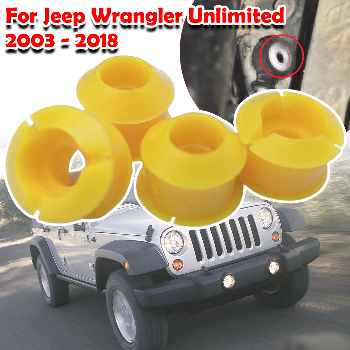 

4pc Automatic Shifting Fix Gear Selector Lever Linkage Shift Cable Bushing Car Accessories For Jeep Wrangler Unlimited 2003-2018