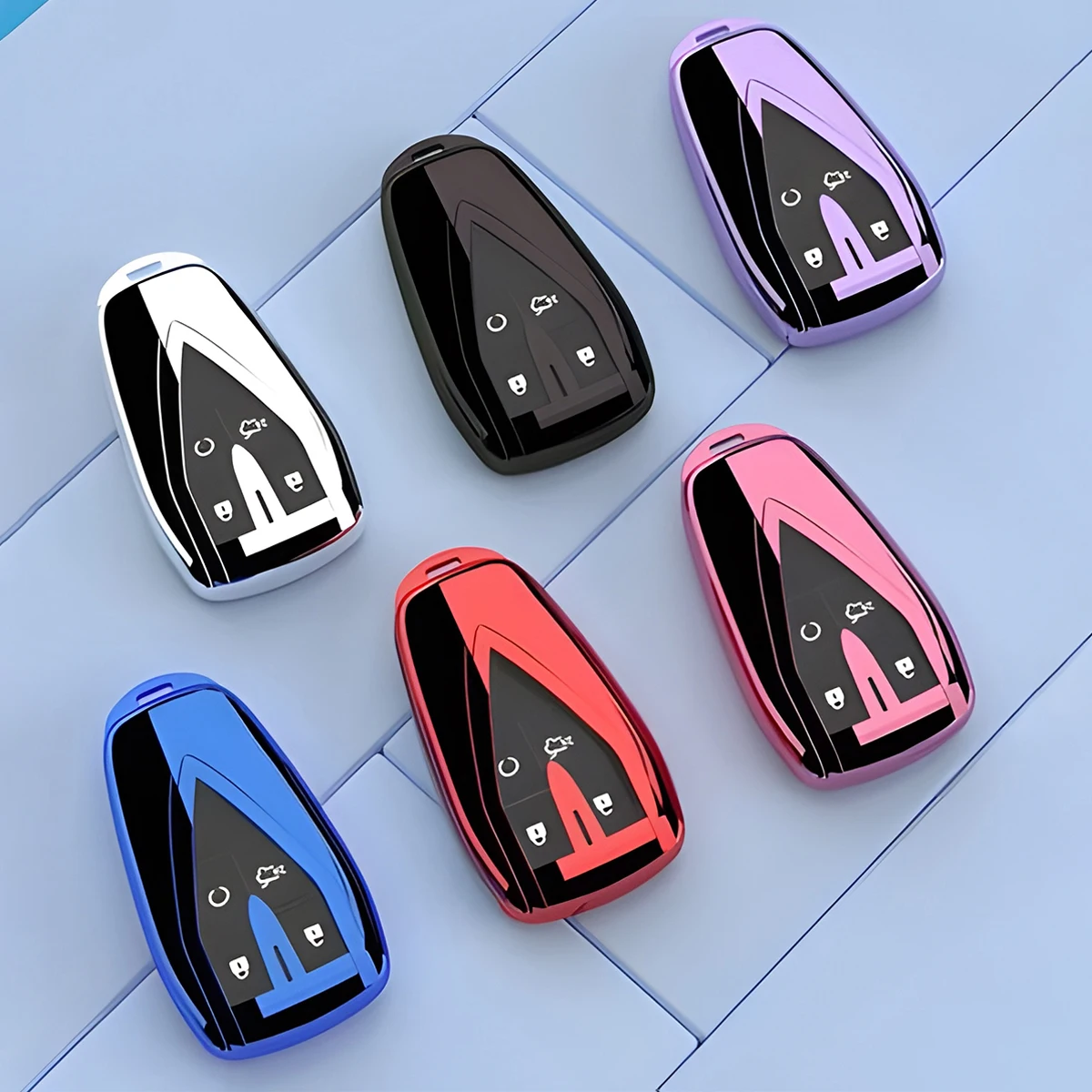 TPU Car key Case Cover For Changan CS35PLUS CS35 Plus CS55 PLUS CS75 PLUS Eado UNI-T UNI K Oushang X5 X7 EV Key Chain