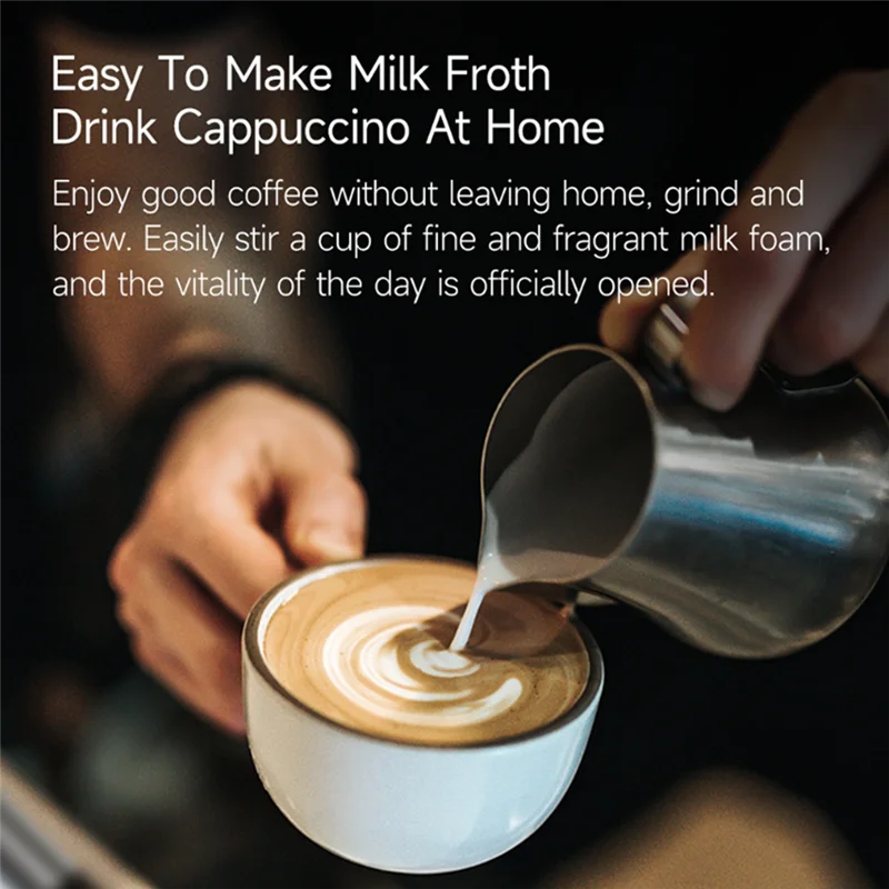 

USB Electric Milk Frother Whisk Electric Milk Bubbler Coffee Maker Egg Beater For Cappuccino Stirrer Portable Food Blender