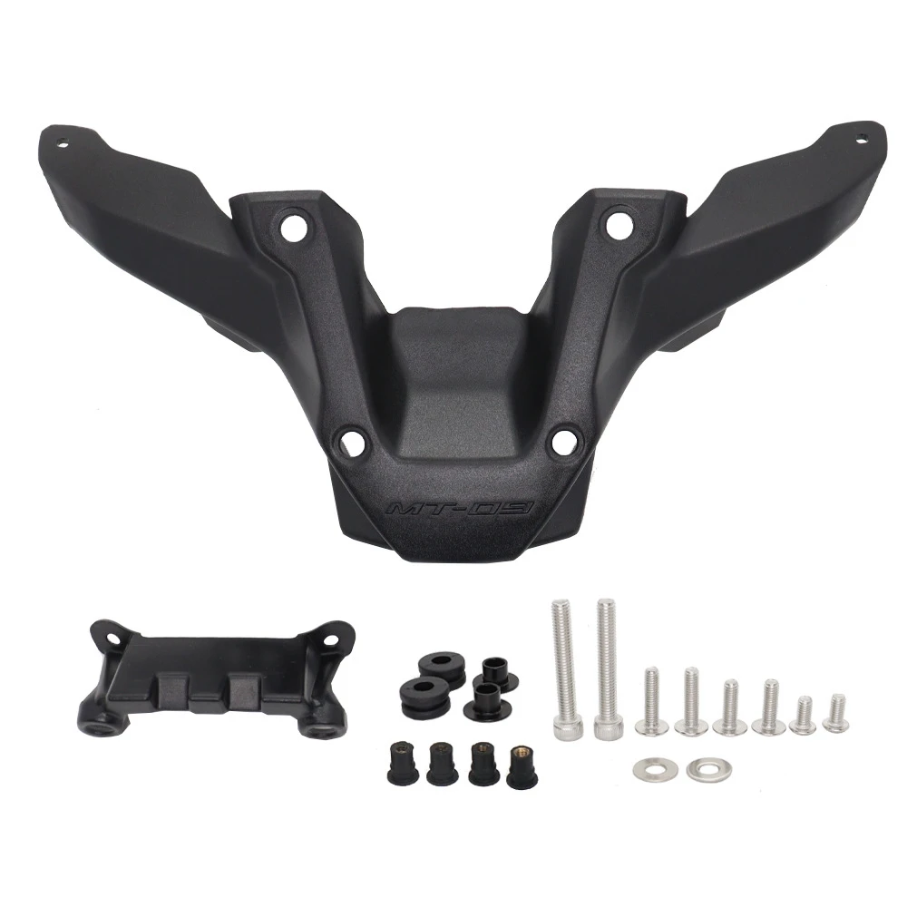 

New Motorcycle Accessories For Yamaha MT-09 MT 09 SP MT09 mt09 2024 Black Windscreen Wind Deflector Windshield Bracket Kit