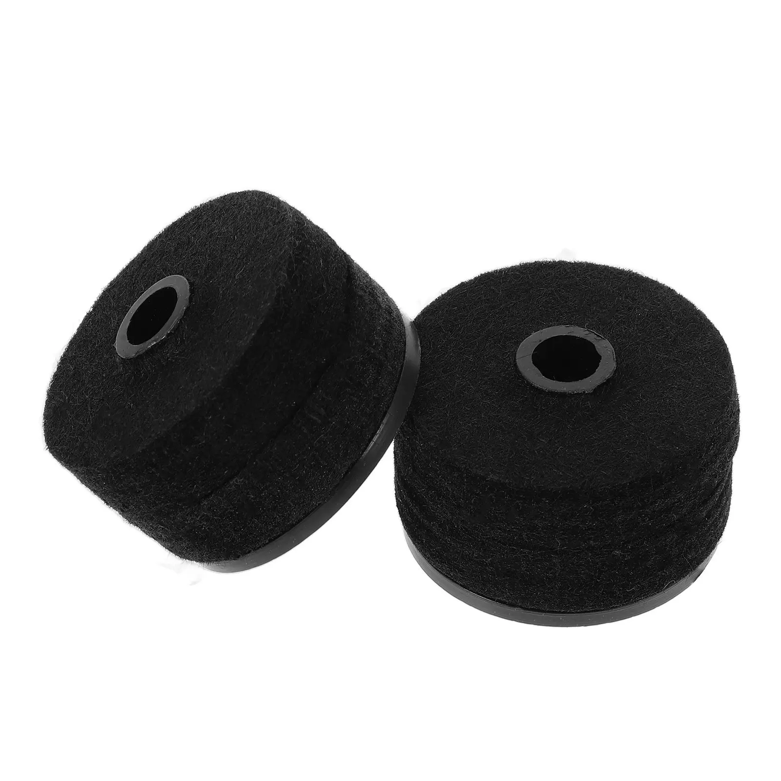2Sets Cymbal Felts Sleeves Plastic Drum Cymbal Stand Replacement Accessories Stable Effect Anti-Wear Protectors